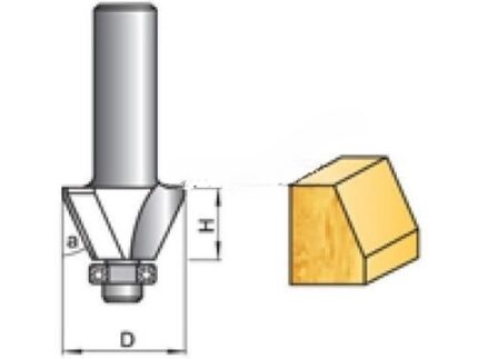 T08315 30° Bevel Bit