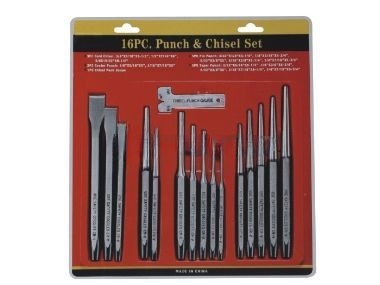 T02585 15PCs Punch & Chisel Set