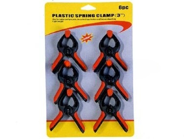 T06331 6PC Plastic Spring Clamp